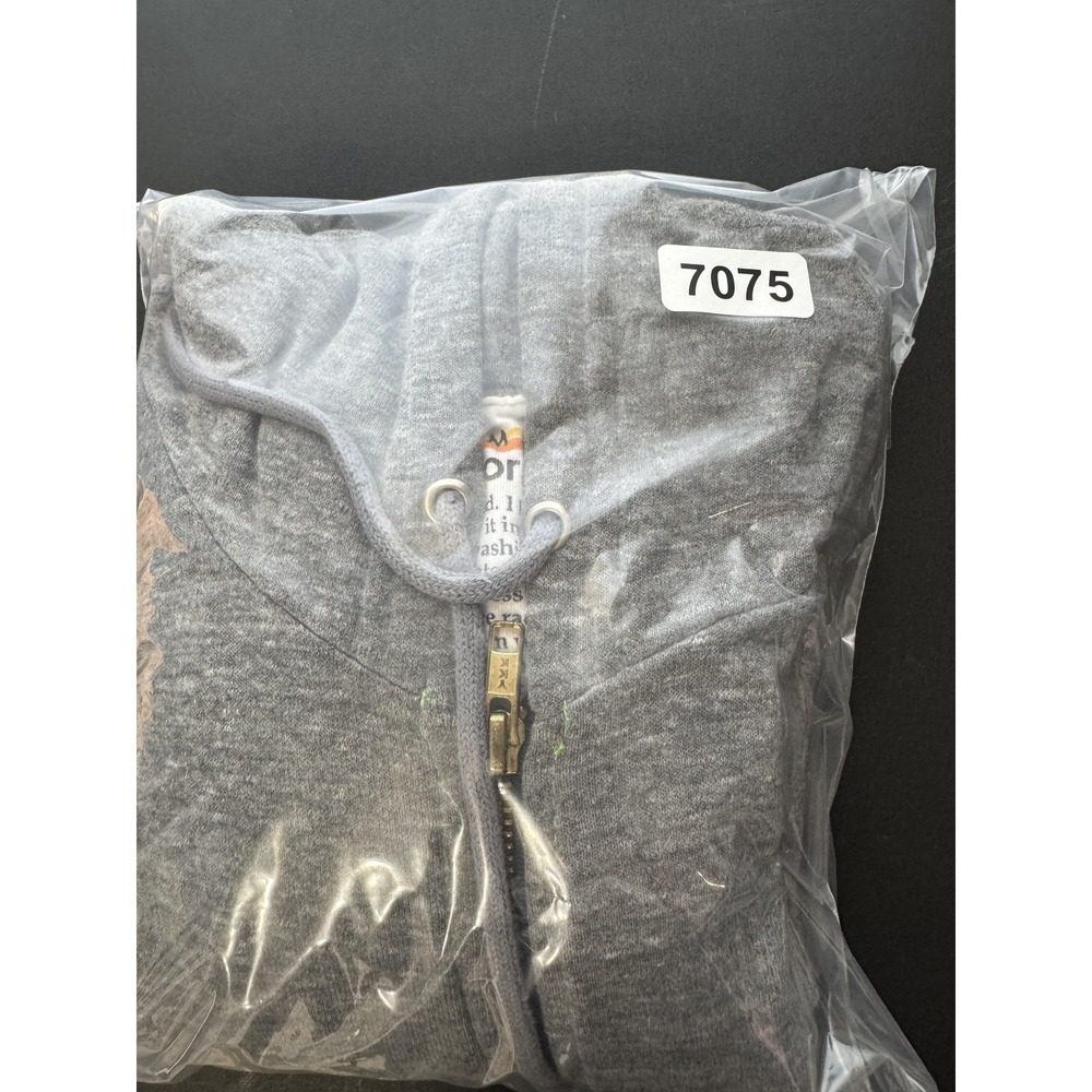 Aviator Nation Hoodie Sweatshirt Women's Medium Gray Lightning Bolt Full Zip - Picture 16 of 16
